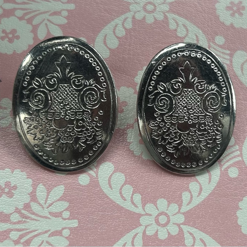 Kirk Stieff Pewter Earrings